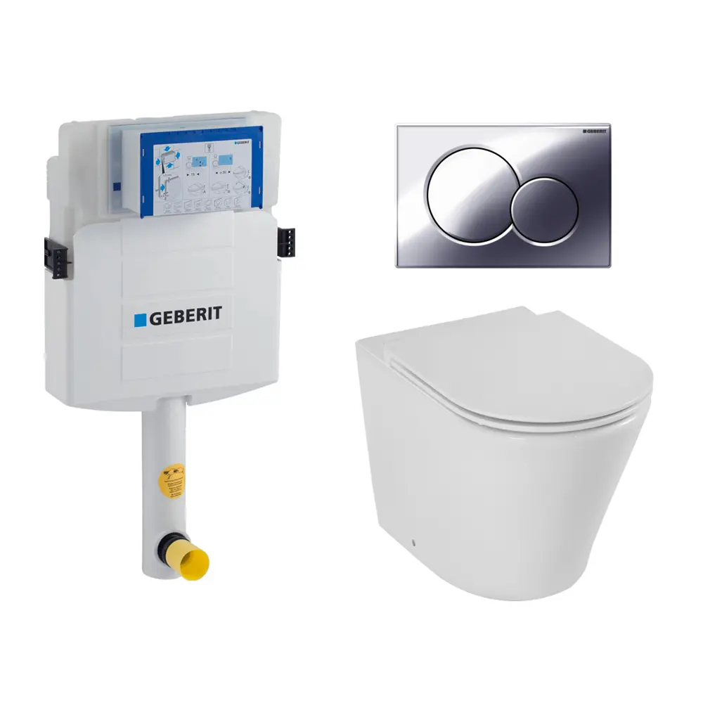 Фото Комплект инсталляция с унитазом Geberit 535658 цвет белый