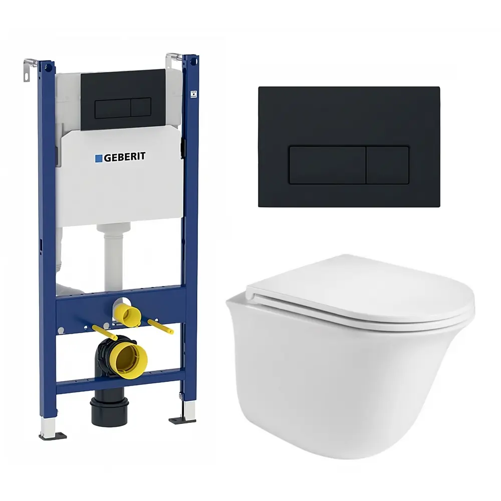 Фото Комплект инсталляция с унитазом Geberit 586873 цвет белый