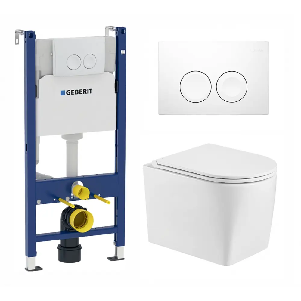 Фото Комплект инсталляция с унитазом Geberit 513167 цвет белый