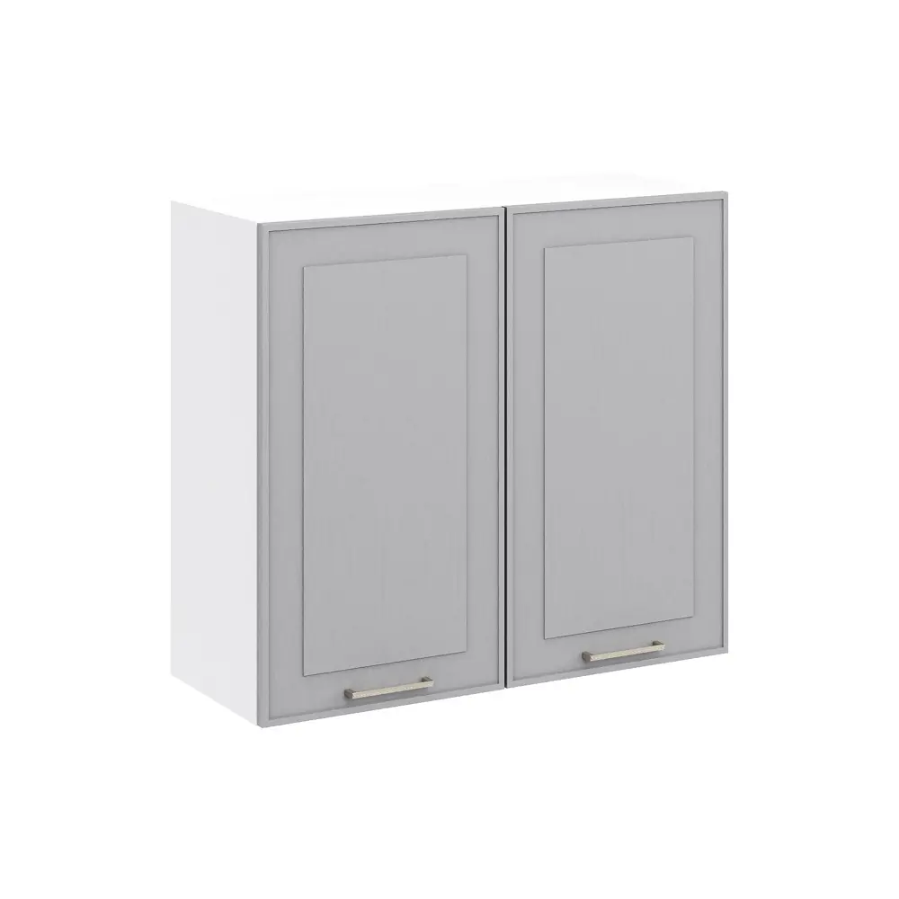 Фото 2 Навесной шкаф Сурская мебель Келли 80x71.6x31.8 см МДФ цвет серый Фото 2 Навесной шкаф Сурская мебель Келли 80x71.6x31.8 см МДФ цвет серый