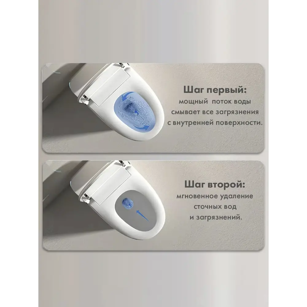 Фото 13 Смарт унитаз HAITEC HT-ESTR08 с функцией биде подогревом сиденья