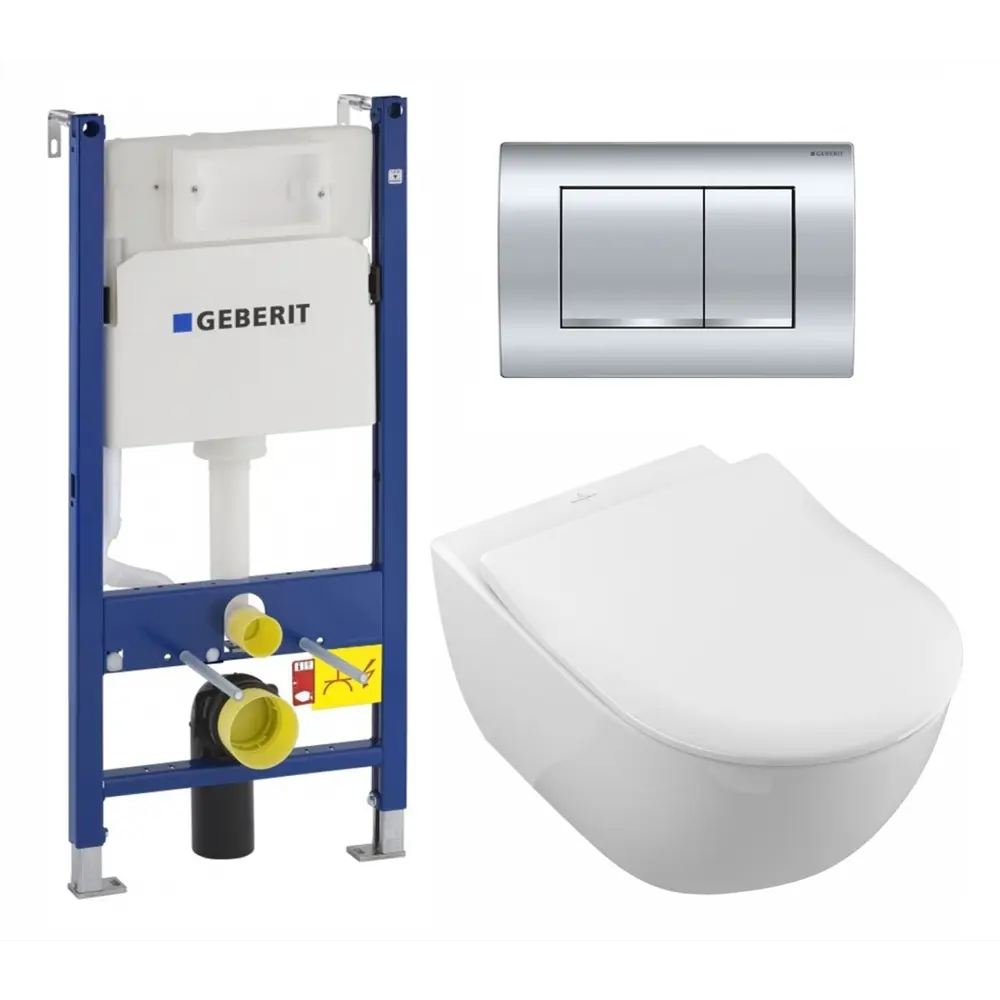 Фото Комплект инсталляция с унитазом Geberit 522927 цвет белый Фото Комплект инсталляция с унитазом Geberit 522927 цвет белый