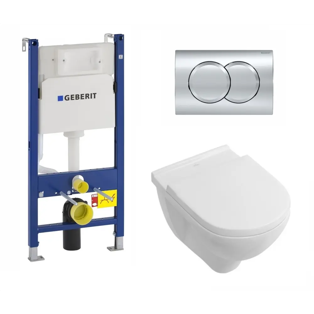Фото Комплект инсталляция с унитазом Geberit 512945 цвет белый