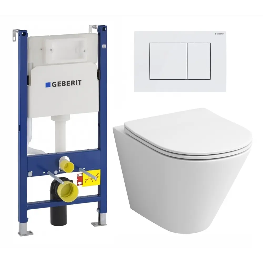 Фото Комплект инсталляция с унитазом Geberit 523154 цвет белый