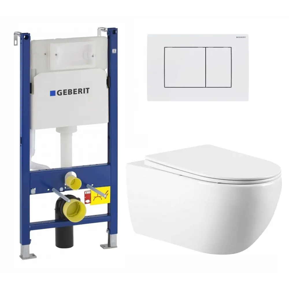 Фото Комплект инсталляция с унитазом Geberit 523160 цвет белый