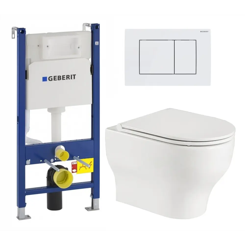 Фото Комплект инсталляция с унитазом Geberit 523188 цвет белый