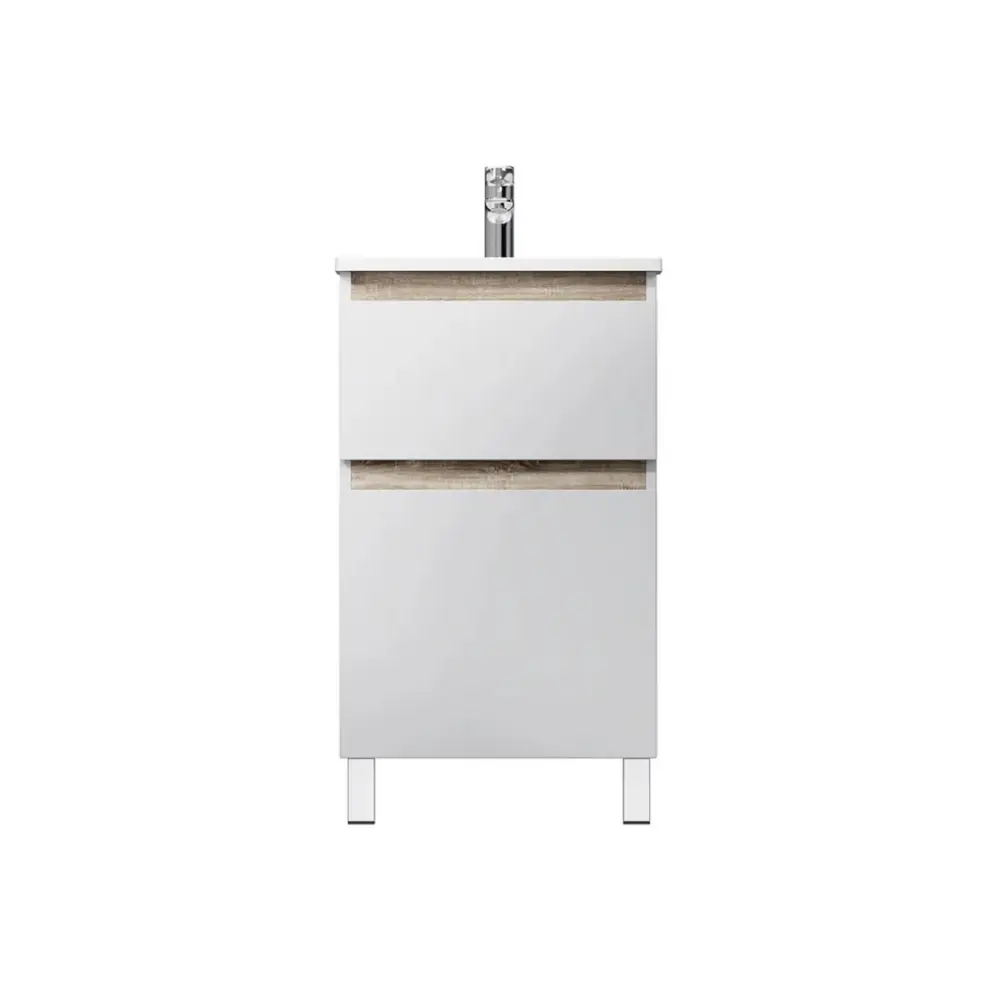 Фото 9 Тумба под раковину напольная Am.pm M85A-FSX0502WG-WCC0502WG 47.5см цвет белый Фото 9 Тумба под раковину напольная Am.pm M85A-FSX0502WG-WCC0502WG 47.5см цвет белый