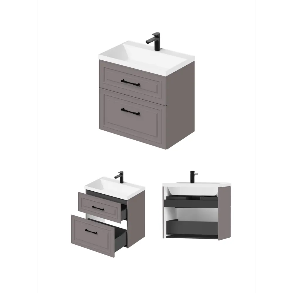 Фото 9 Тумба под раковину подвесная Итана 4657839167938 69.4см цвет амаретти Фото 9 Тумба под раковину подвесная Итана 4657839167938 69.4см цвет амаретти