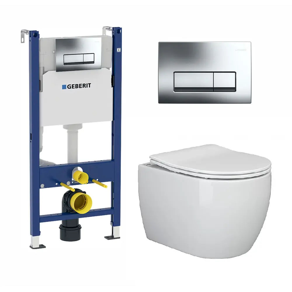 Фото Комплект инсталляция с унитазом Geberit 416200 цвет белый