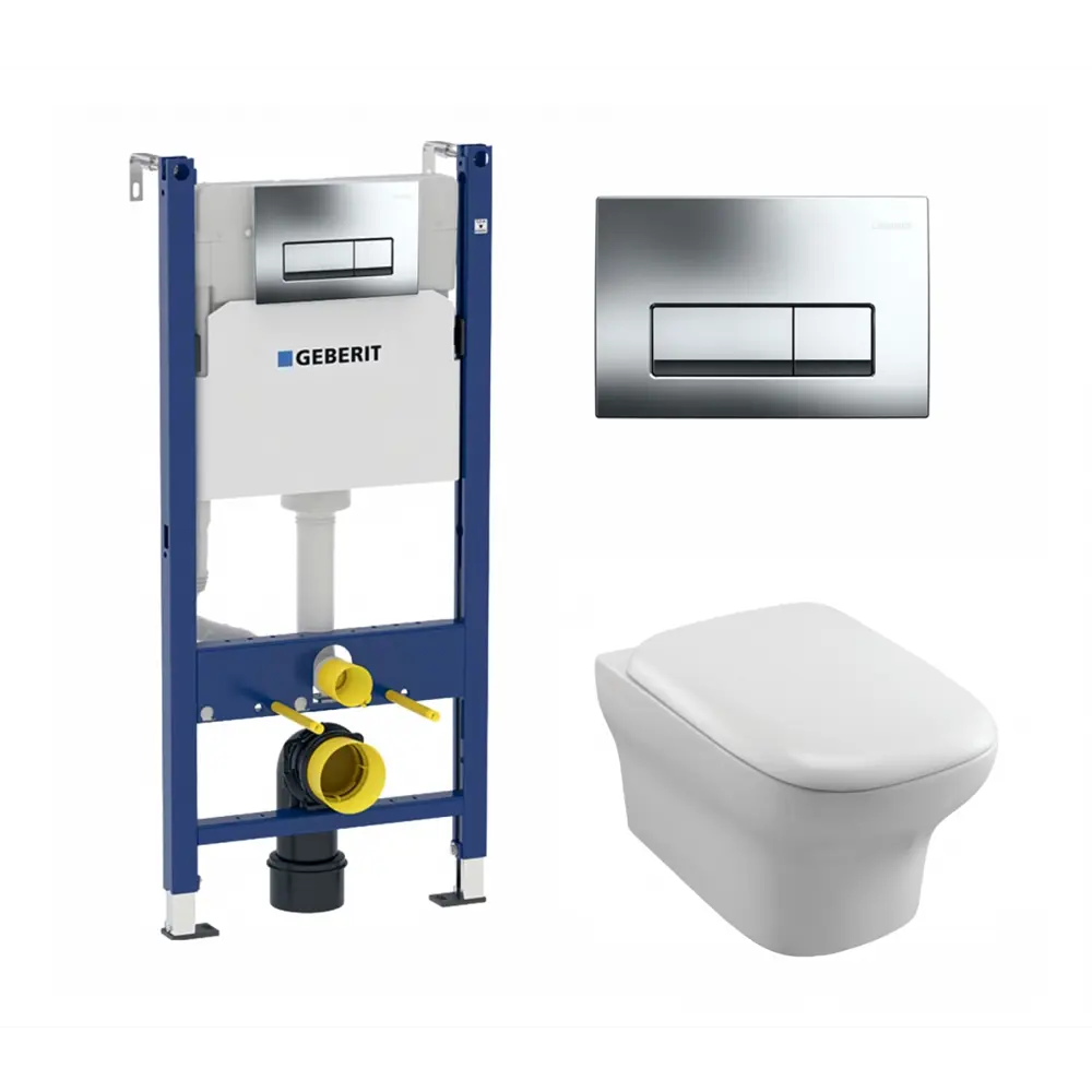 Фото Комплект инсталляция с унитазом Geberit 425930 цвет белый