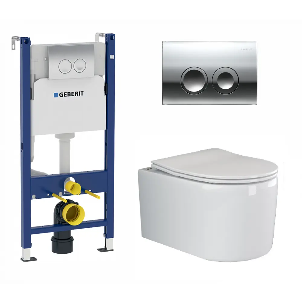 Фото Комплект инсталляция с унитазом Geberit 416227 цвет белый