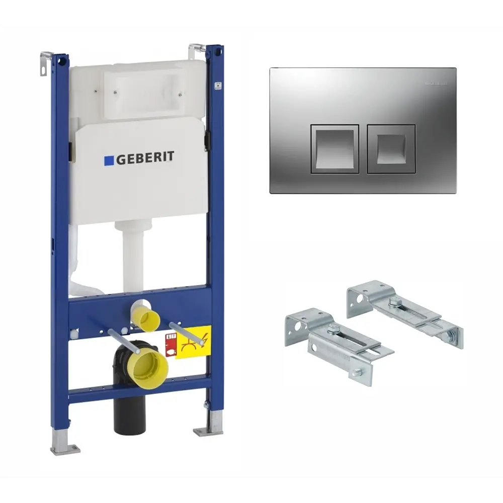 Фото 15 Комплект инсталляция с унитазом Geberit 681718 цвет черный