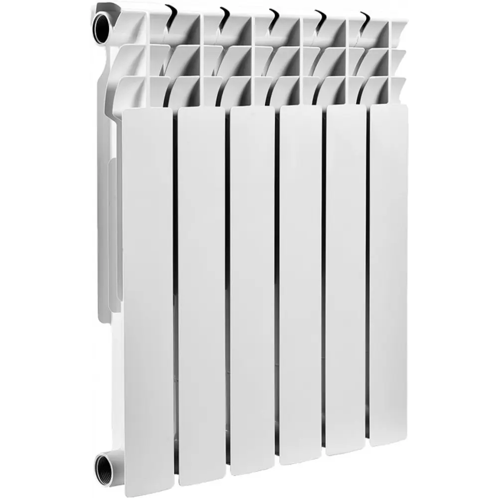 Фото Радиатор секционный Smart 500/780 4 секций боковое подключение биметалл цвет белый без кроншейнов Фото Радиатор секционный Smart 500/780 4 секций боковое подключение биметалл цвет белый без кроншейнов