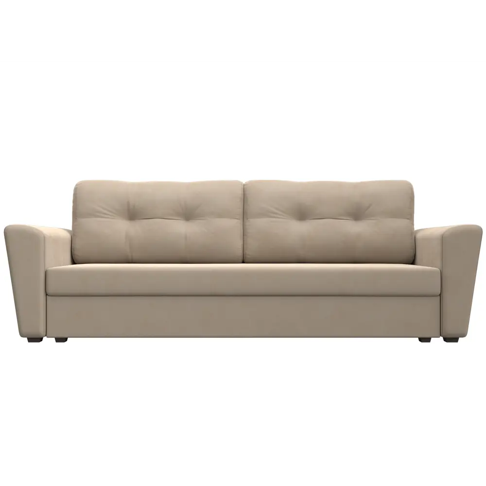 Фото 2 Диван прямой Амстердам Лайт Лига диванов 112426 230x90x80 см велюр цвет бежевый