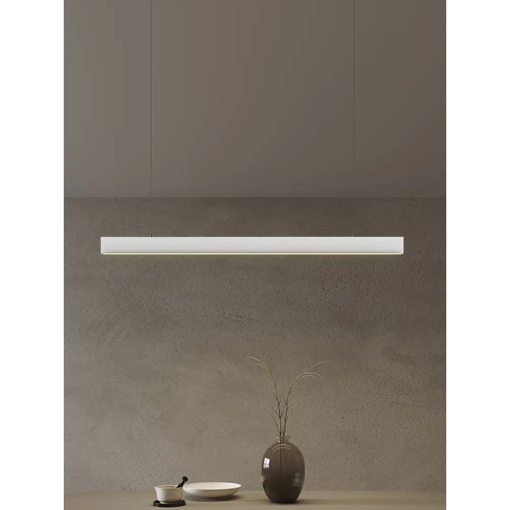 Фото 4 Светильник подвесной светодиодный Newlamp Freccia air с пультом управления 7.5 м² регулируемый белый свет цвет белый Фото 4 Светильник подвесной светодиодный Newlamp Freccia air с пультом управления 7.5 м² регулируемый белый свет цвет белый