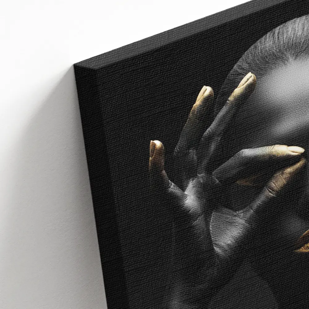 Фото 4 Картина без рамки Postermarket Золотой макияж 2 50x40 см