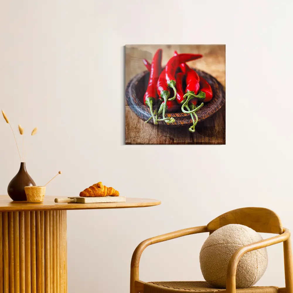 Фото 2 Картина без рамки Postermarket Острый перец 30x30 см Фото 2 Картина без рамки Postermarket Острый перец 30x30 см