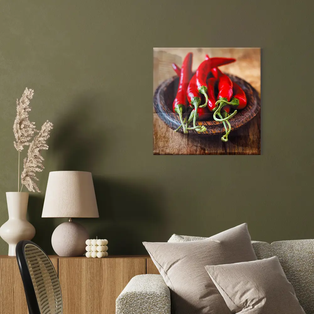 Фото 5 Картина без рамки Postermarket Острый перец 30x30 см Фото 5 Картина без рамки Postermarket Острый перец 30x30 см