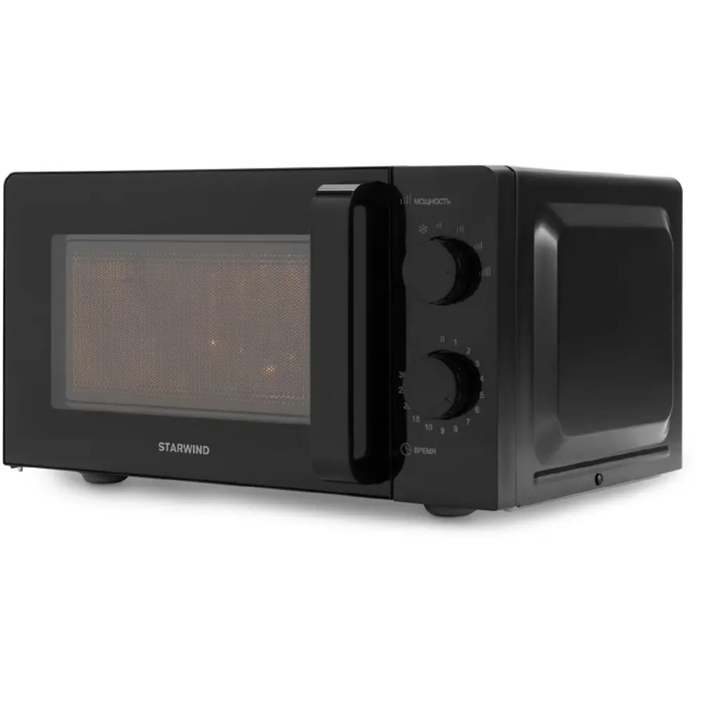 Фото 8 Отдельностоящая микроволновая печь Starwind SMW4520 20 л 26x26x46 см цвет черный