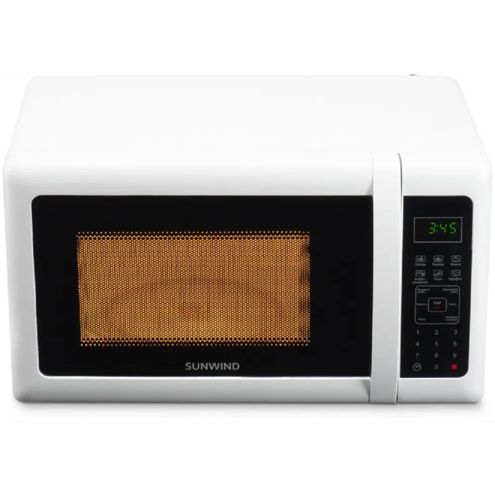 Фото 3 Отдельностоящая микроволновая печь Sunwind SUN-MW005 20 л 49x28x36 см цвет белый Фото 3 Отдельностоящая микроволновая печь Sunwind SUN-MW005 20 л 49x28x36 см цвет белый