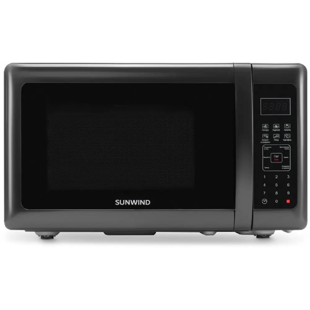 Фото 2 Отдельностоящая микроволновая печь Sunwind SUN-MW007 20 л 49x28x35 см цвет черный Фото 2 Отдельностоящая микроволновая печь Sunwind SUN-MW007 20 л 49x28x35 см цвет черный
