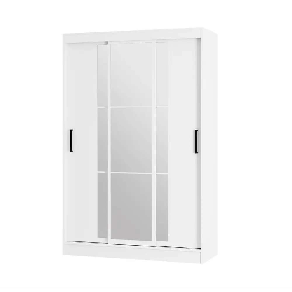 Фото Шкаф-купе Bts Тайм с 3 дверями 200x131х50 см 5 полок ЛДСП цвет белый