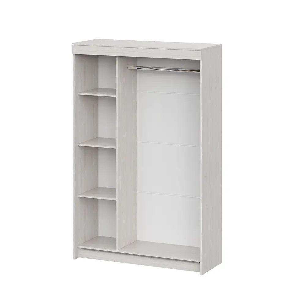 Фото 2 Шкаф-купе Арника ШКП 7 с 3 дверями 201.6x130.1х50 см 5 полок ЛДСП цвет ясень анкор светлый