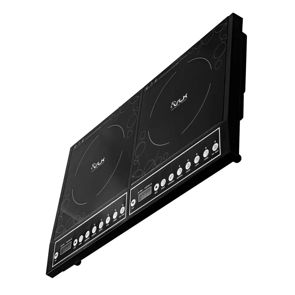 Фото 4 Электрическая варочная панель Vlk Palermo-7734 60 см 2 конфорки цвет черный Фото 4 Электрическая варочная панель Vlk Palermo-7734 60 см 2 конфорки цвет черный