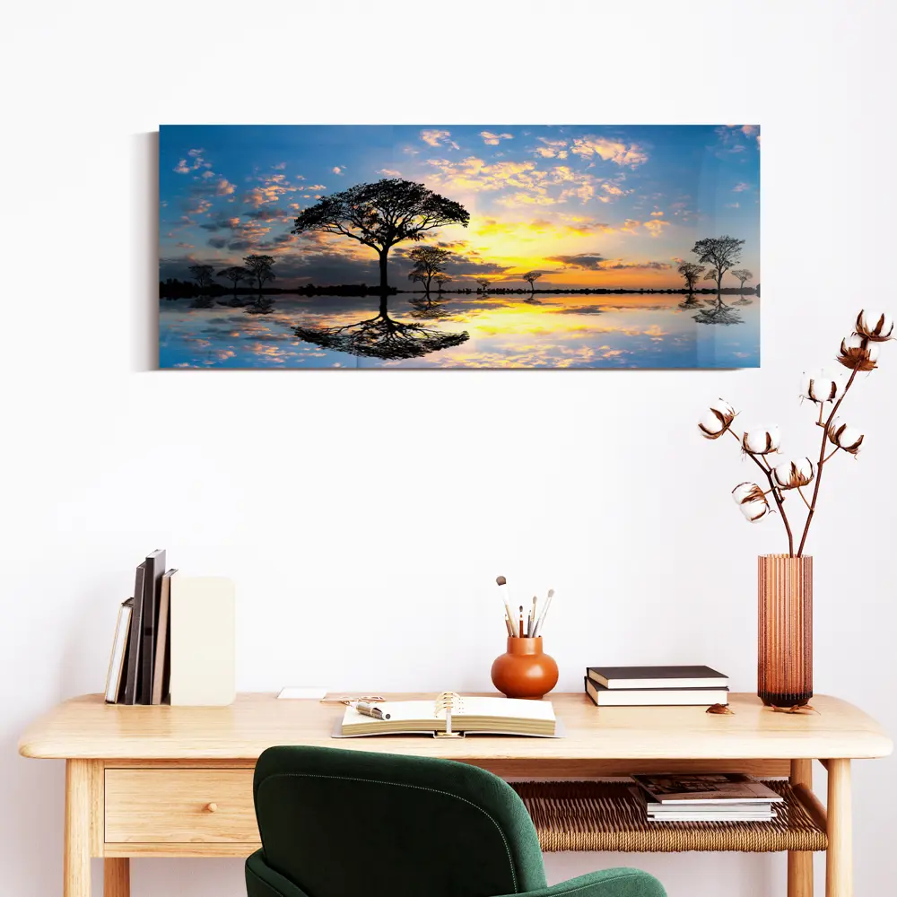 Фото 2 Картина без обрамления Postermarket "Закат в Кении" 40x100 см Фото 2 Картина без обрамления Postermarket "Закат в Кении" 40x100 см