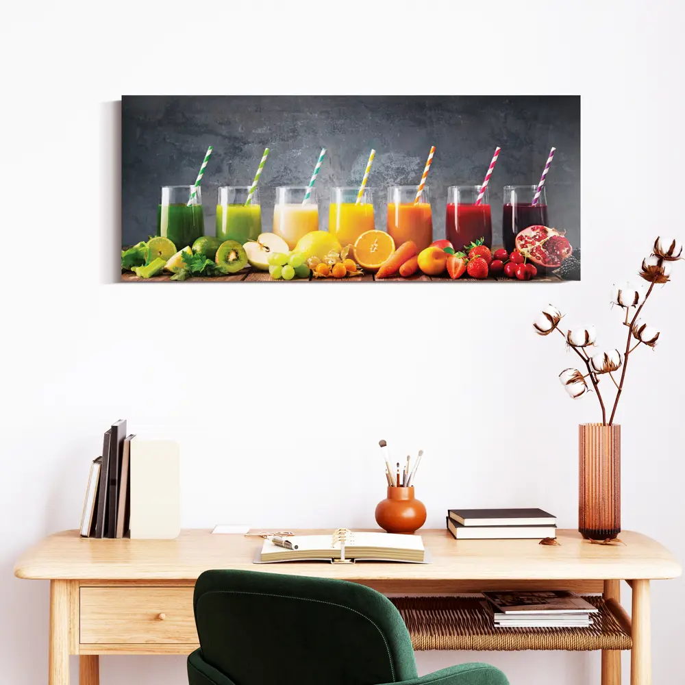Фото 2 Картина без обрамления Postermarket "Фрукты и овощи" 40x100 см