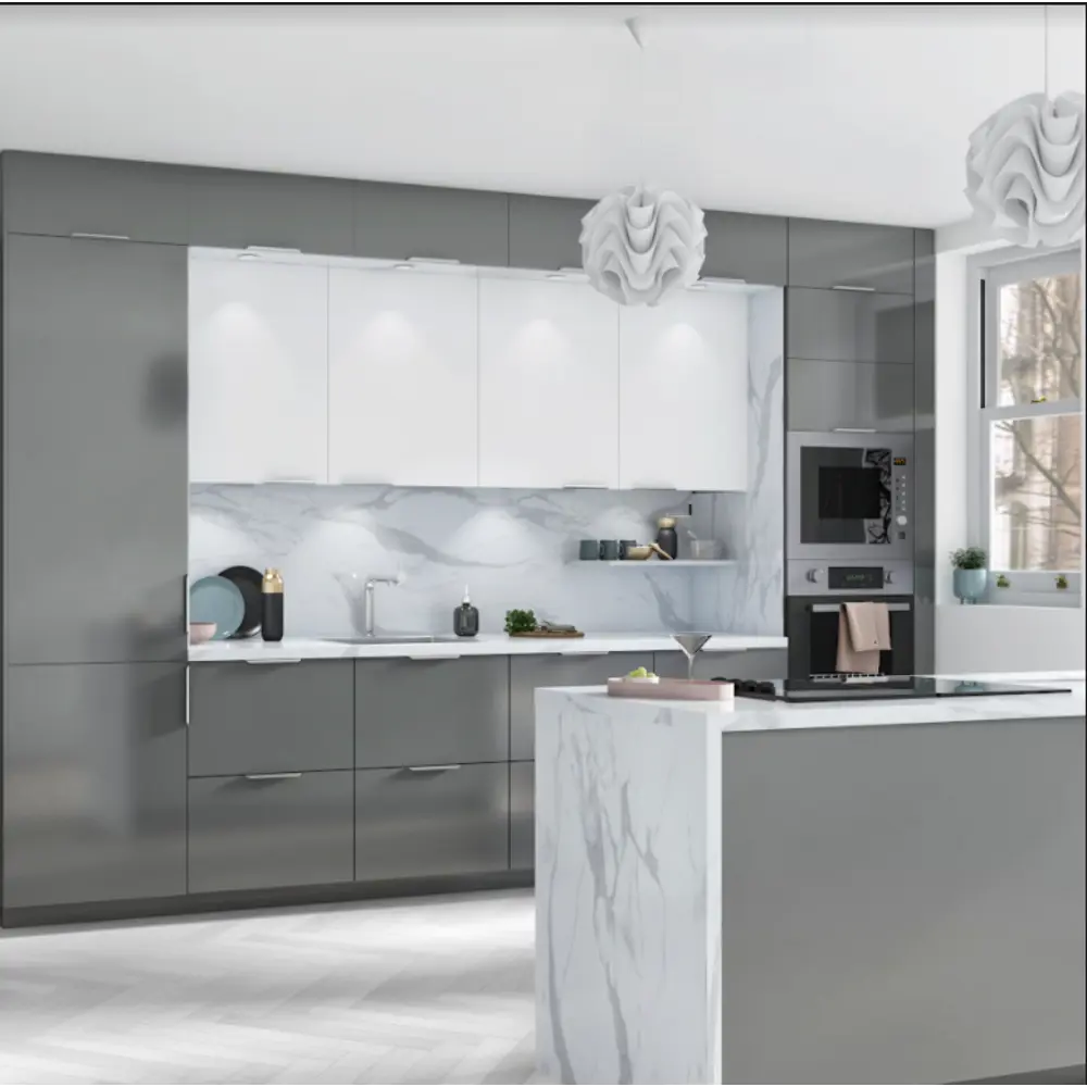 Фото 7 Комплект для установки кухонного цоколя KONSENSA 10 см ПВХ цвет серый Фото 7 Комплект для установки кухонного цоколя KONSENSA 10 см ПВХ цвет серый