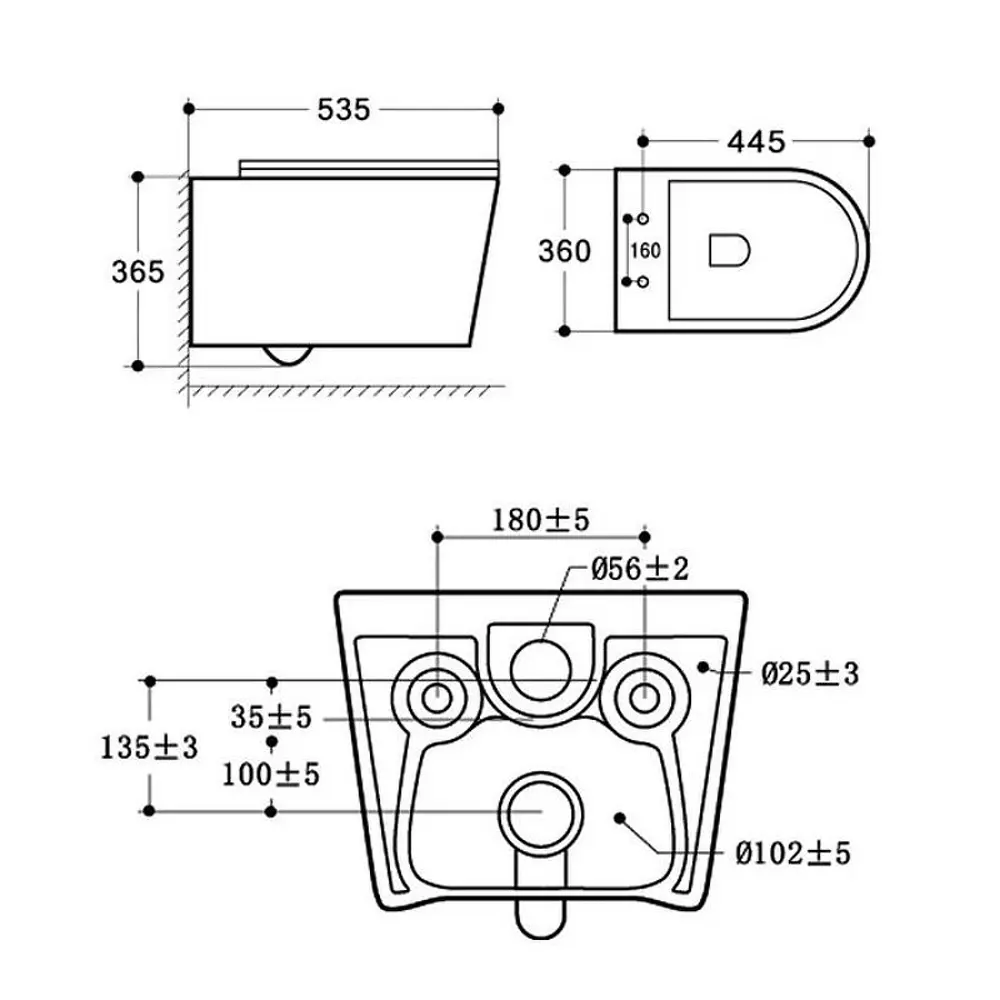 Фото 6 Комплект инсталляция с унитазом Grohe 639757 цвет белый