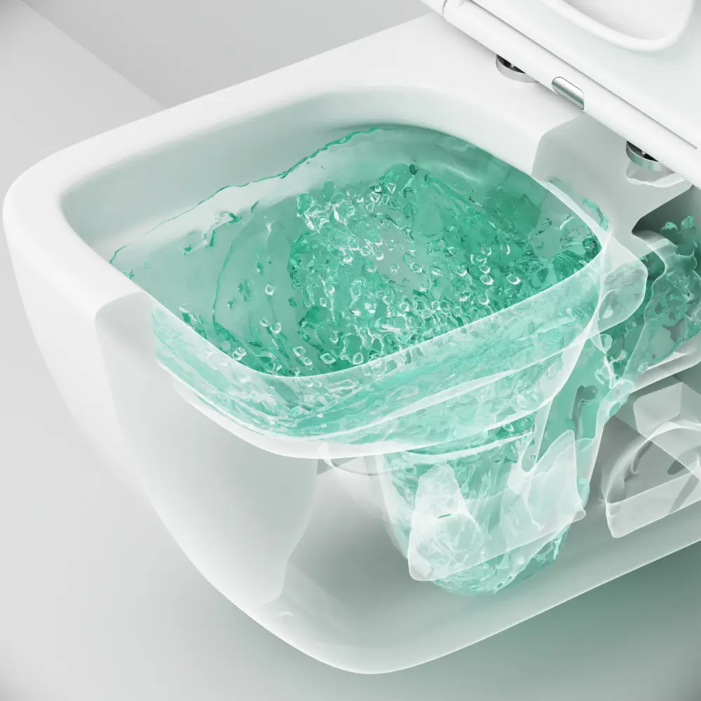 Фото 8 Подвесной унитаз Am.Pm Gem FlashClean безободковый с сиденьем микролифт г Фото 8 Подвесной унитаз Am.Pm Gem FlashClean безободковый с сиденьем микролифт г
