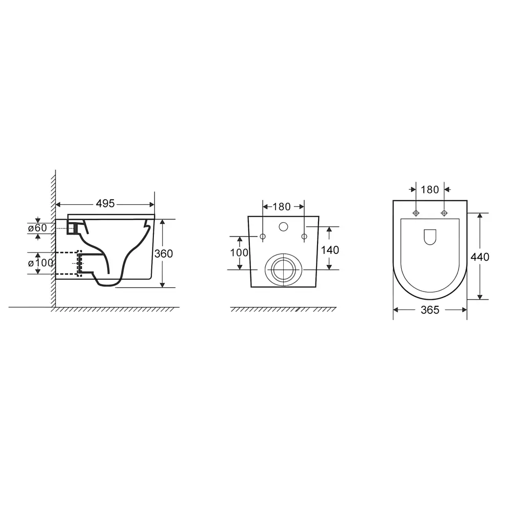 Фото 5 Комплект инсталляция с унитазом Grohe 631319 цвет белый
