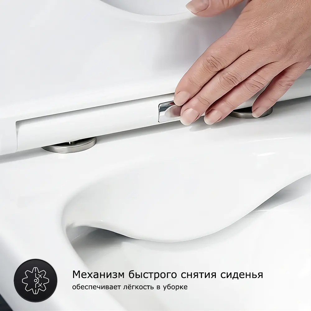 Фото 9 Комплект инсталляция с унитазом Grohe 515703 цвет белый Фото 9 Комплект инсталляция с унитазом Grohe 515703 цвет белый
