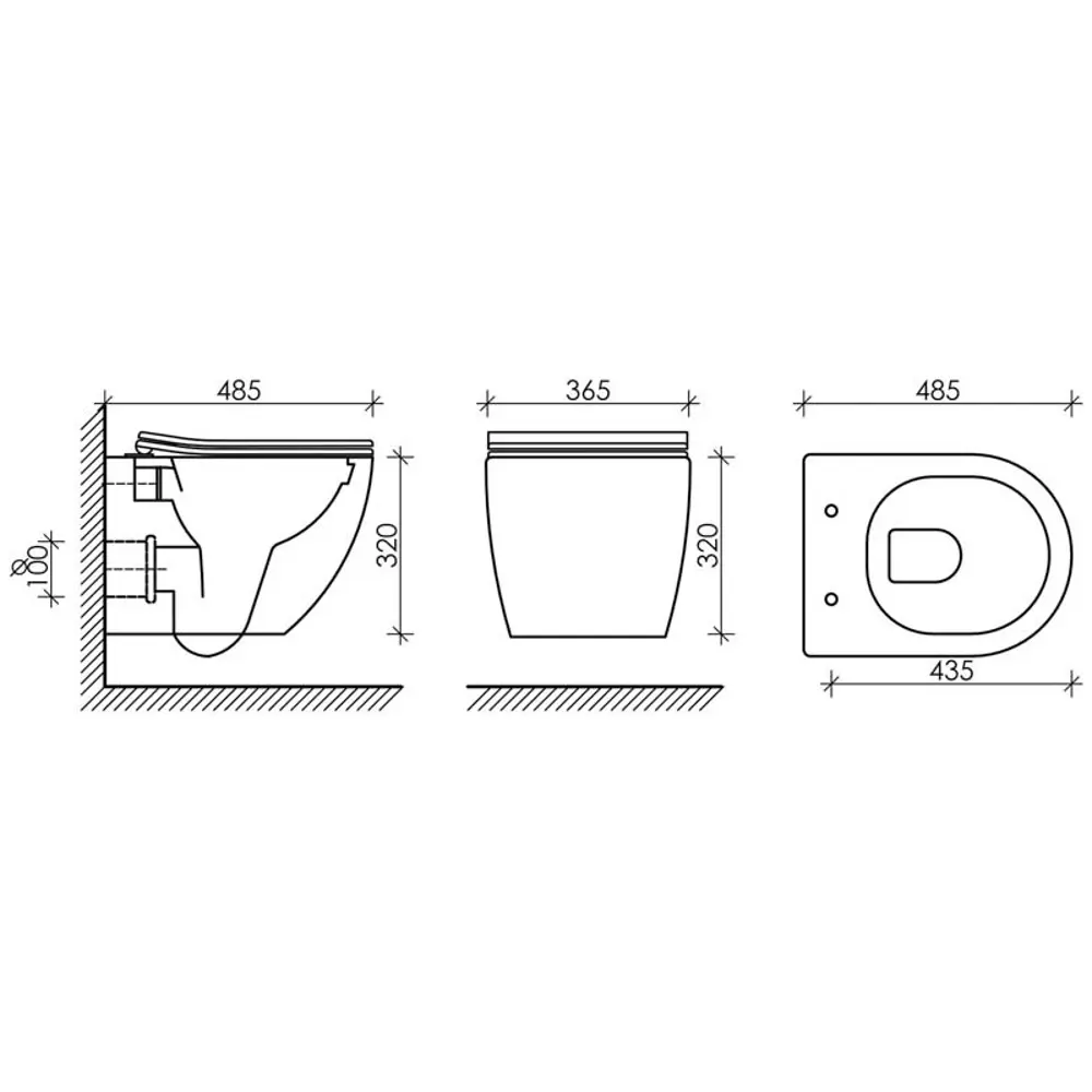 Фото 6 Комплект инсталляция с унитазом Grohe 639633 цвет белый