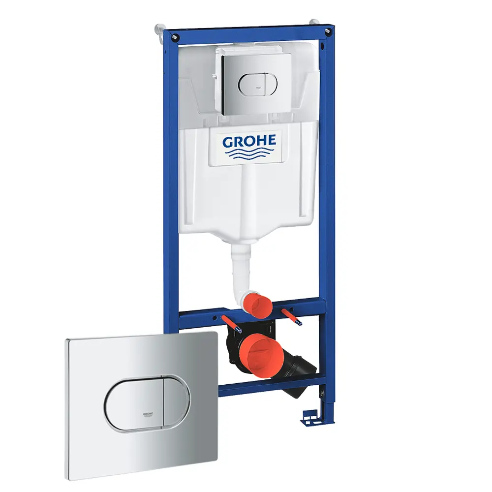 Фото 4 Комплект инсталляция с унитазом Grohe 512468 цвет белый Фото 4 Комплект инсталляция с унитазом Grohe 512468 цвет белый