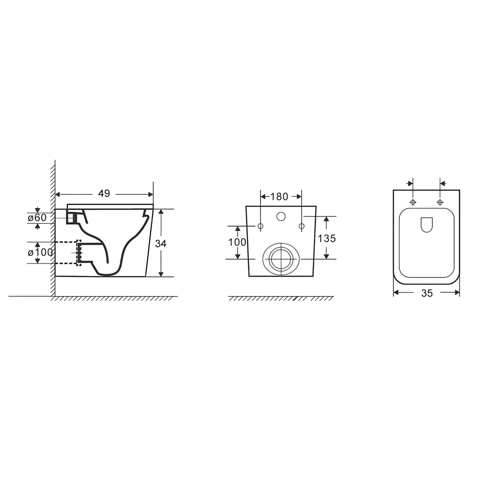 Фото 6 Комплект инсталляция с унитазом Grohe 639705 цвет черный Фото 6 Комплект инсталляция с унитазом Grohe 639705 цвет черный