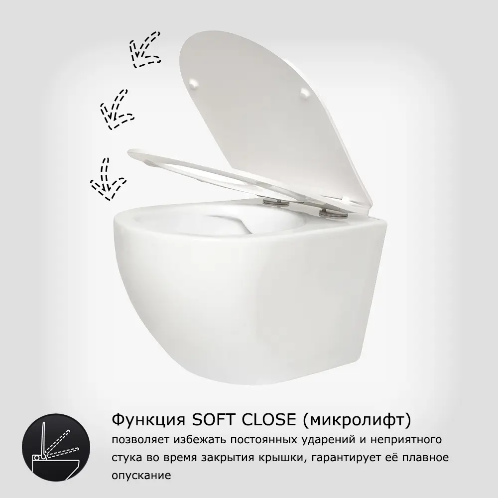 Фото 10 Комплект инсталляция с унитазом Grohe 512479 цвет белый Фото 10 Комплект инсталляция с унитазом Grohe 512479 цвет белый