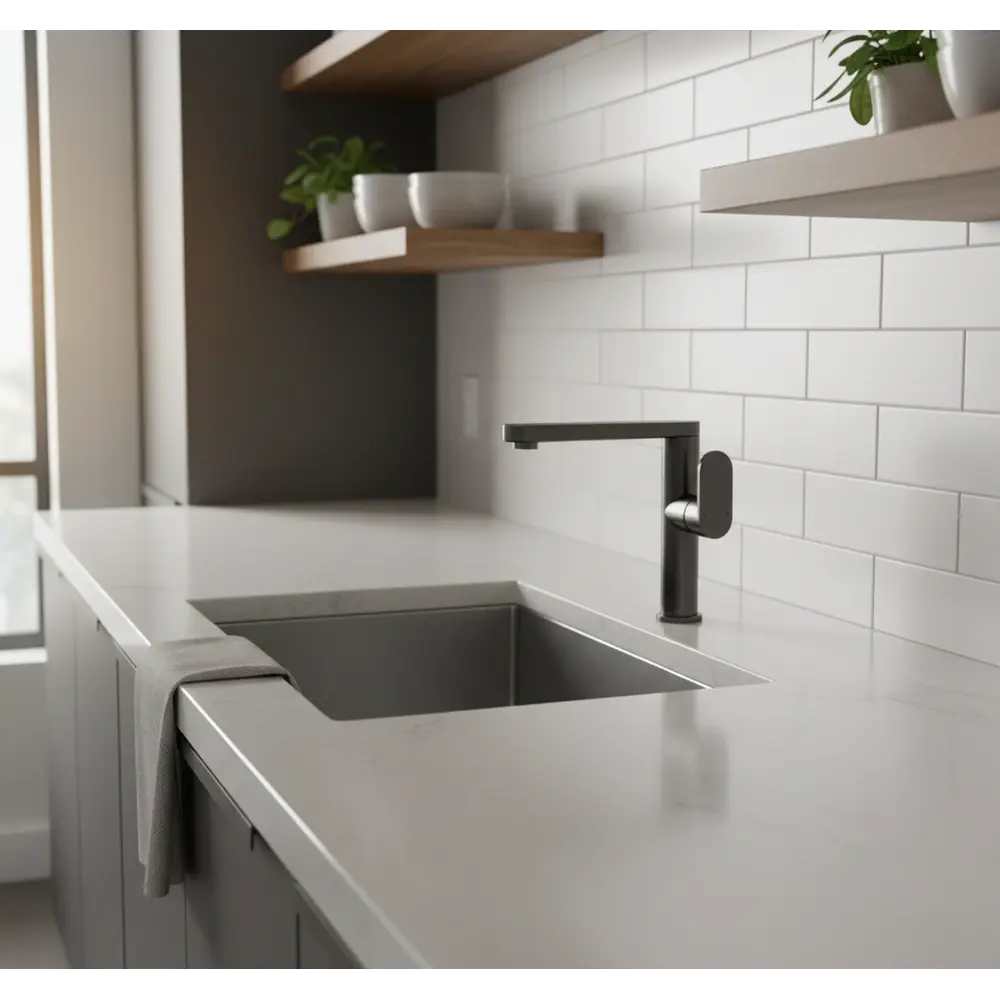 Фото 4 Смеситель для раковины Argotech 25-34 ALITA однорычажный цвет графит Фото 4 Смеситель для раковины Argotech 25-34 ALITA однорычажный цвет графит