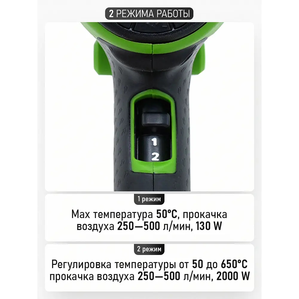 Фото 10 Фен технический сетевой Procraft Ph2000, 2000 Вт Фото 10 Фен технический сетевой Procraft Ph2000, 2000 Вт