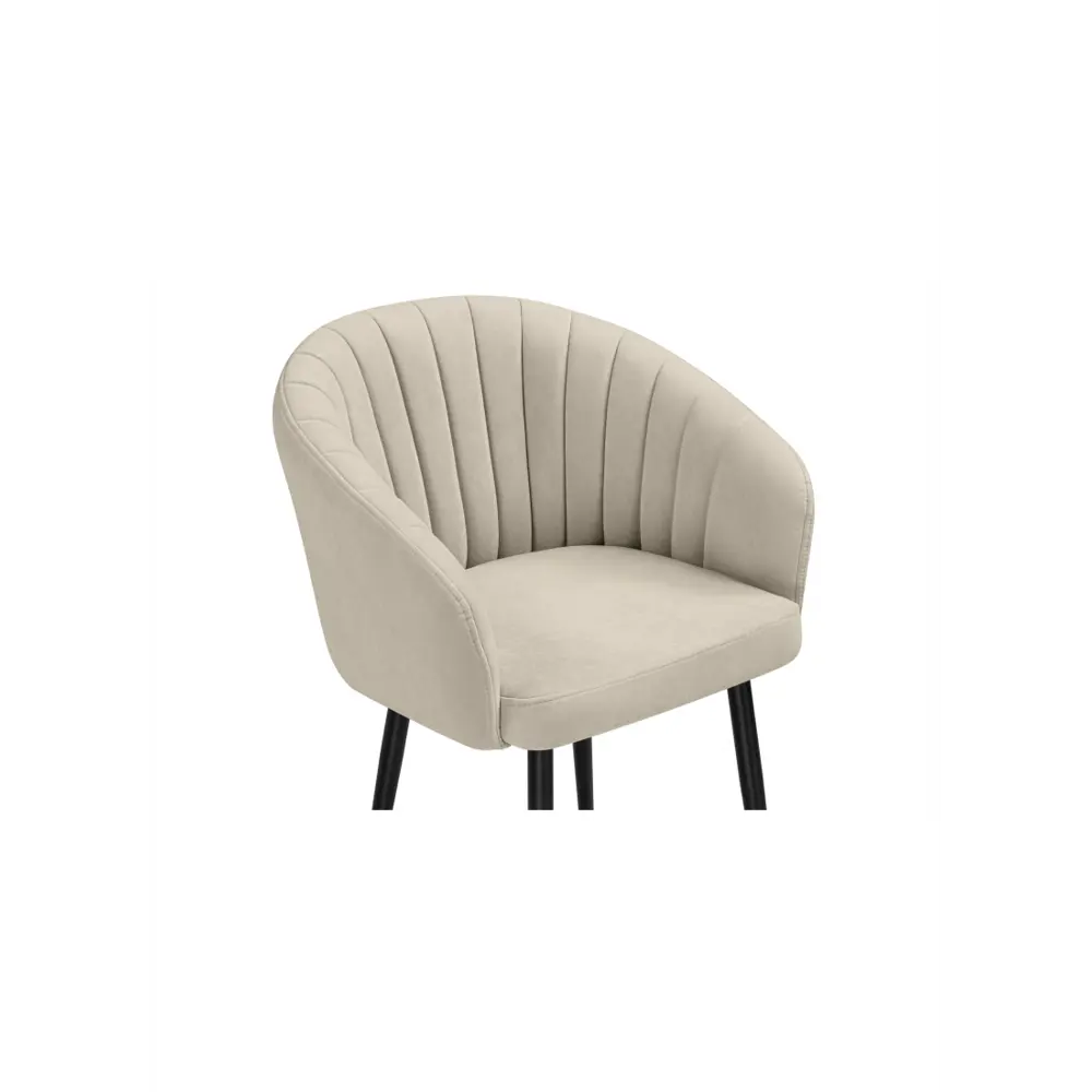 Фото 5 Стул Woodville 622375 43x83x53 см велюр цвет бежевый Фото 5 Стул Woodville 622375 43x83x53 см велюр цвет бежевый