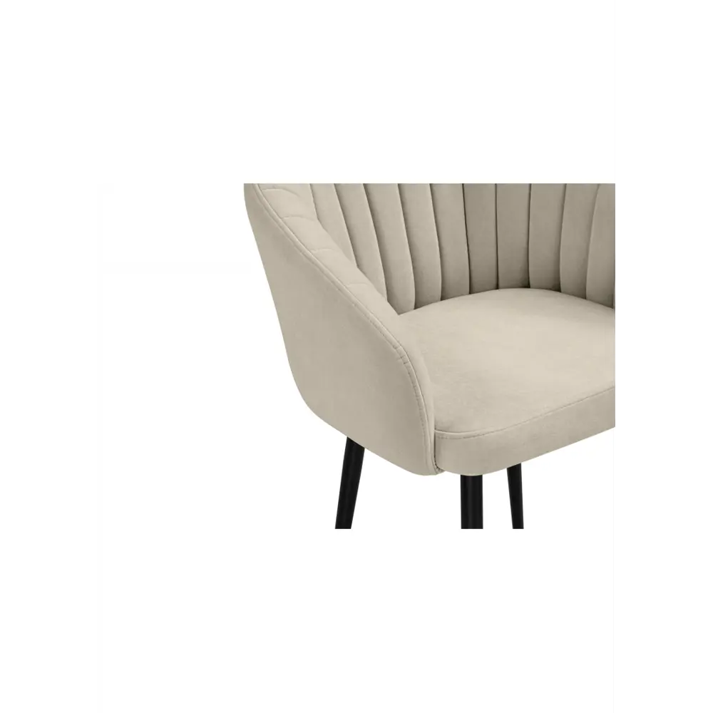 Фото 6 Стул Woodville 622375 43x83x53 см велюр цвет бежевый Фото 6 Стул Woodville 622375 43x83x53 см велюр цвет бежевый