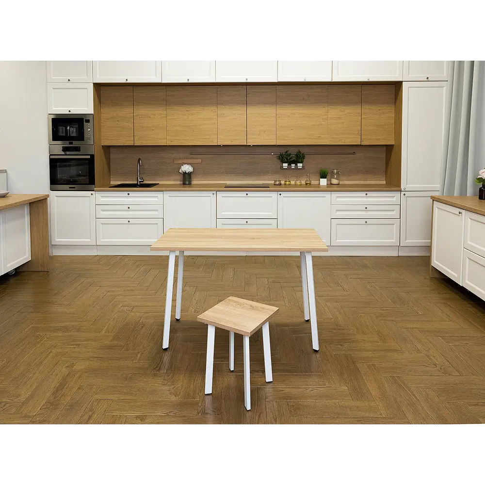 Фото 2 Кухонный стол Diko Loft Delight Dining DL-868286 60х60х75 см цвет дуб сонома Фото 2 Кухонный стол Diko Loft Delight Dining DL-868286 60х60х75 см цвет дуб сонома