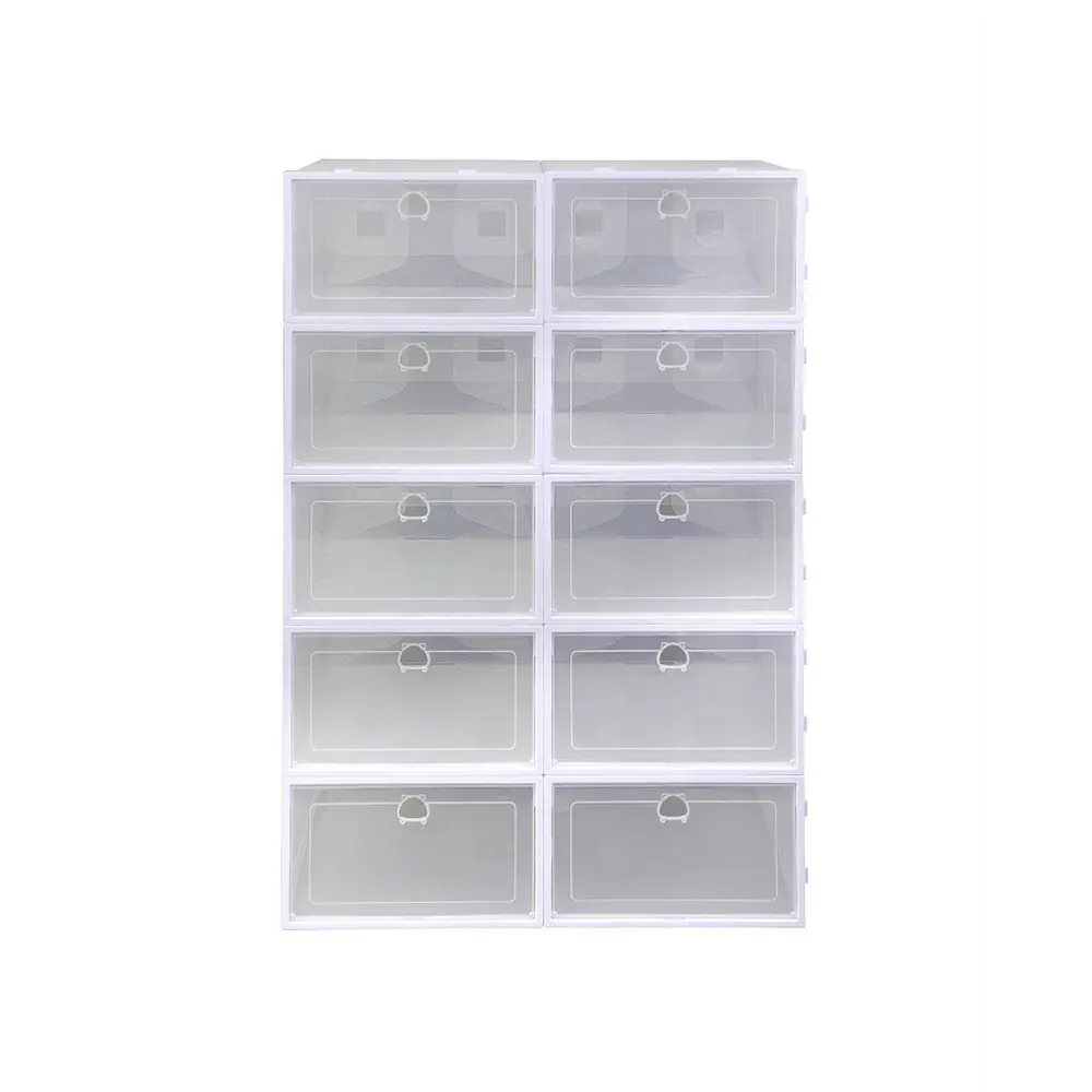 Фото 2 Коробка для обуви Ridberg 23x14x33 см пластик цвет полупрозрачный 10 шт. Фото 2 Коробка для обуви Ridberg 23x14x33 см пластик цвет полупрозрачный 10 шт.