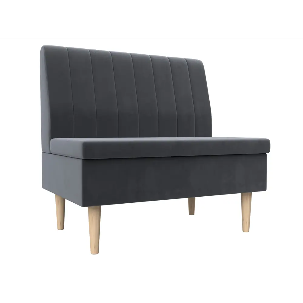 Фото Диван прямой Лига диванов Мини 126043 95x82x61 см велюр цвет серый Фото Диван прямой Лига диванов Мини 126043 95x82x61 см велюр цвет серый