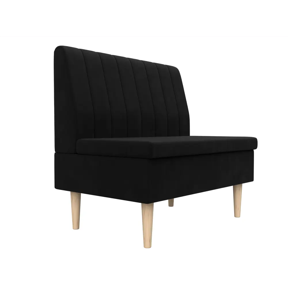 Фото 4 Диван прямой Лига диванов Мини 126051 95x82x61 см вельвет цвет черный Фото 4 Диван прямой Лига диванов Мини 126051 95x82x61 см вельвет цвет черный