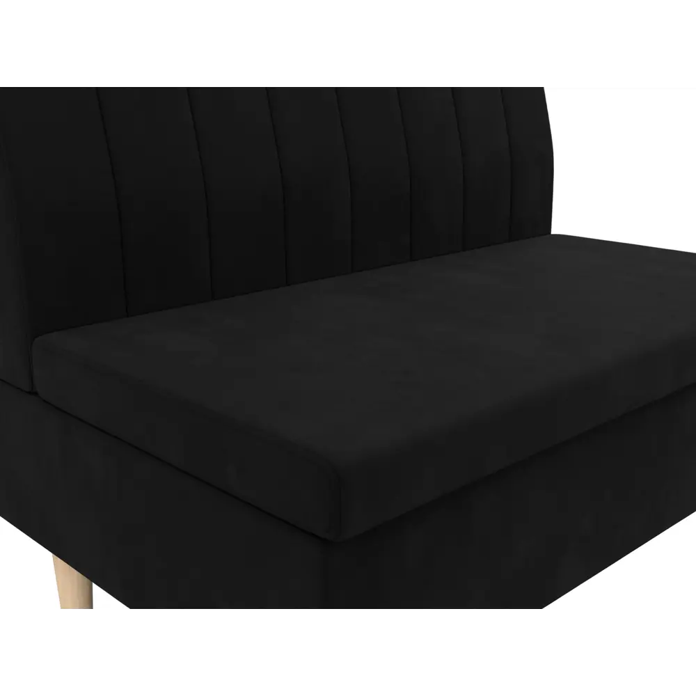 Фото 3 Диван прямой Лига диванов Мини 126051 95x82x61 см вельвет цвет черный Фото 3 Диван прямой Лига диванов Мини 126051 95x82x61 см вельвет цвет черный