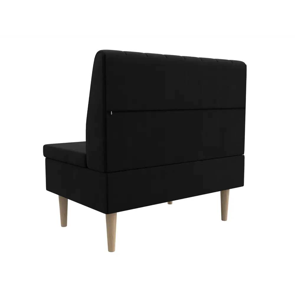 Фото 5 Диван прямой Лига диванов Мини 126051 95x82x61 см вельвет цвет черный Фото 5 Диван прямой Лига диванов Мини 126051 95x82x61 см вельвет цвет черный