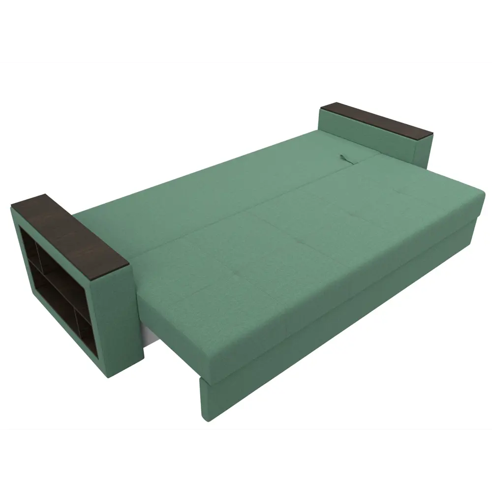 Фото 8 Диван раскладной Лига диванов Дубай Лайт полки слева 232x85x80 см рогожка цвет амур 11 зеленый Фото 8 Диван раскладной Лига диванов Дубай Лайт полки слева 232x85x80 см рогожка цвет амур 11 зеленый